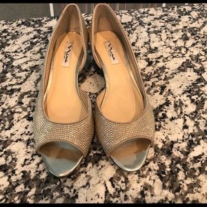 Vaneli Gold Wedges